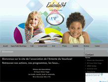 Tablet Screenshot of entente84.com